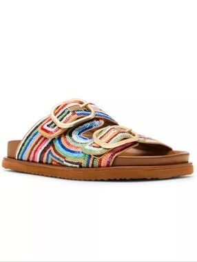 Steven Madden Tourist Double Band Sandals NIB